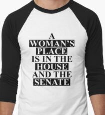 A Woman's Place... Men's Baseball ¾ T-Shirt