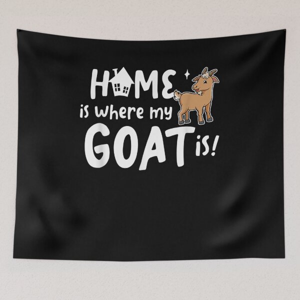 Item preview, Home Where My Goat Gifts For Goat Lovers  designed and sold by lolahomya.