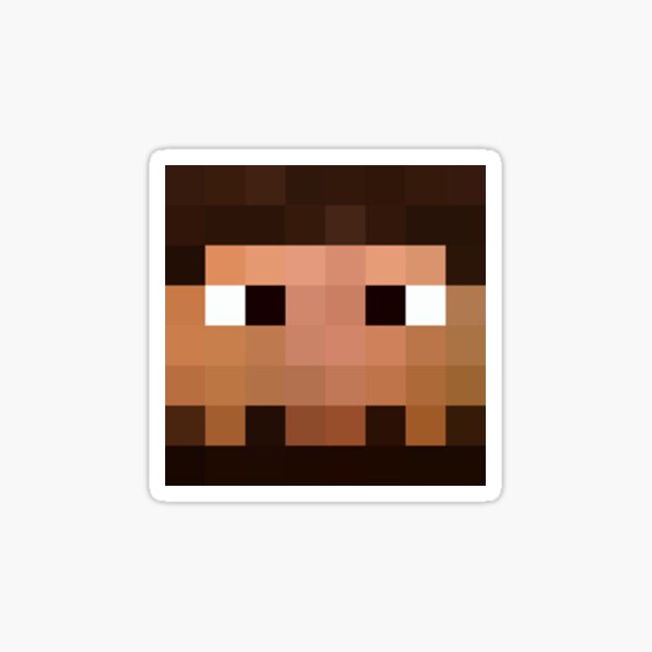 Tubbo Minecraft Head Stickers For Sale Redbubble