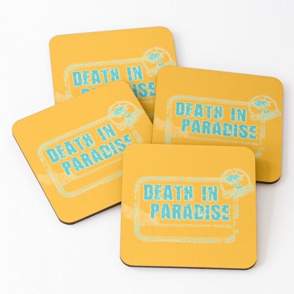 Artikelvorschau, Blaues BBC Death in Paradise-Logo entworfen und verkauft von SaintMarie.