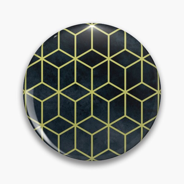 Item preview, Golden cube pattern designed and sold by MinuitSeven.