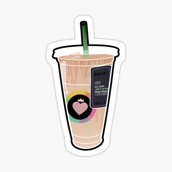  50 PCS Cute Starbuck Stickers Coffee Aesthetic Sticker