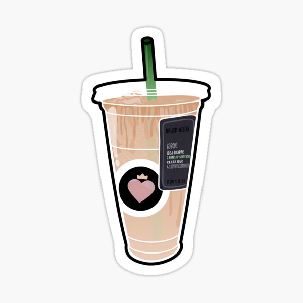 Starbucks Coffee Frappe Yoda Starbies Venti Cold Brew Frappuccino Stickers  131