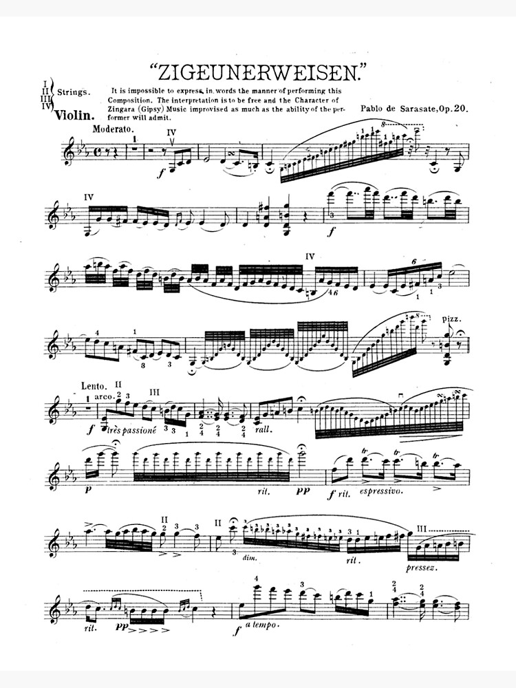 Sarasate Zigeunerweisen 