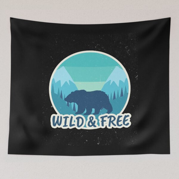 Item preview, Wild & Free - Bear Out in the Wild designed and sold by noahzboxvintage.