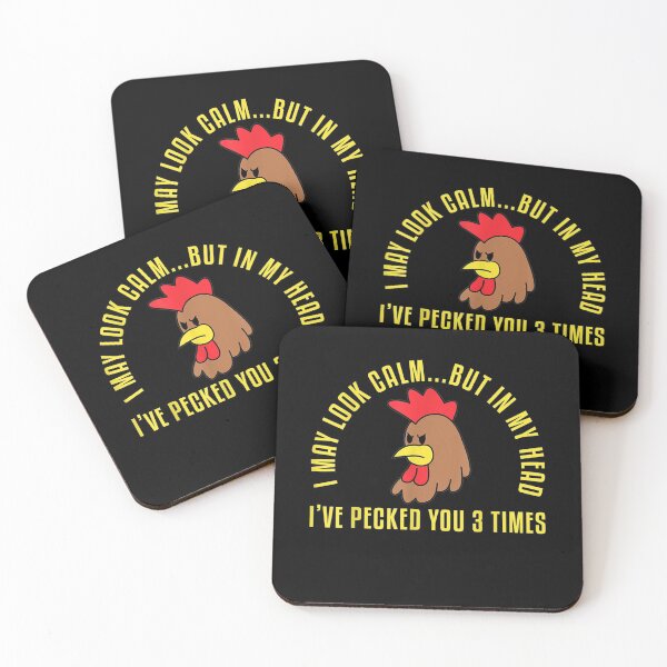 Item preview, I May Look Calm But In My Head I've Pecked You 3 Times  designed and sold by lolahomya.