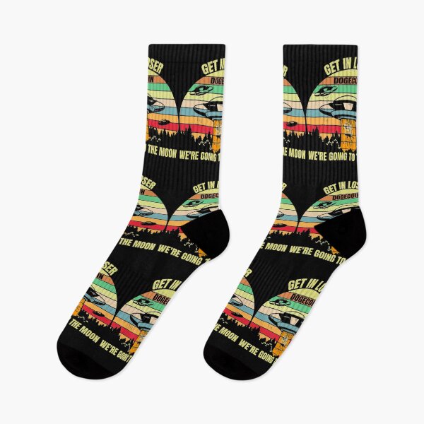 Item preview, Get In Loser We're Going To The Moon Dogecoin designed and sold by Bitcoin-Fashion.