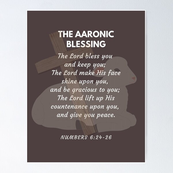 Item preview, The Aaronic Blessing designed and sold by FigLeafProphet.