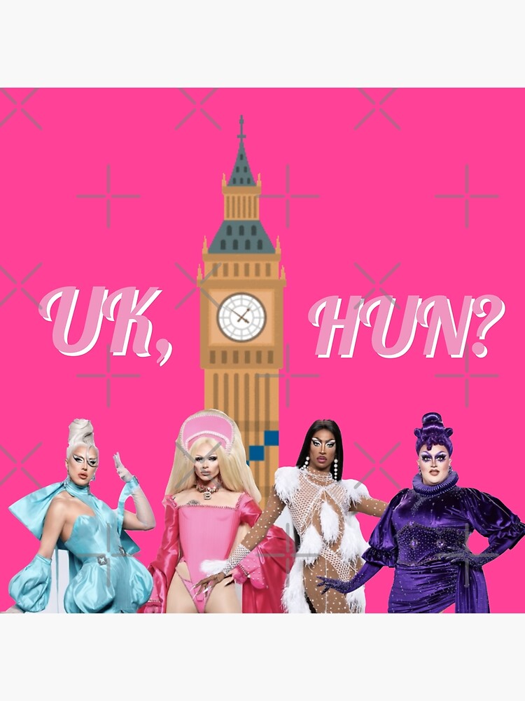 Uk Hun Rupauls Drag Race Uk United Kingdolls Poster By Hypocratees Redbubble