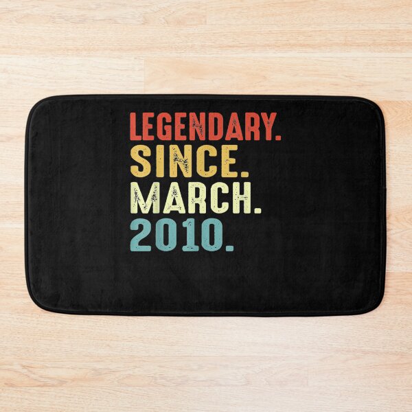 Item preview, 11 Years Old Birthday Gift Legendary Since March 2010  designed and sold by lolahomya.