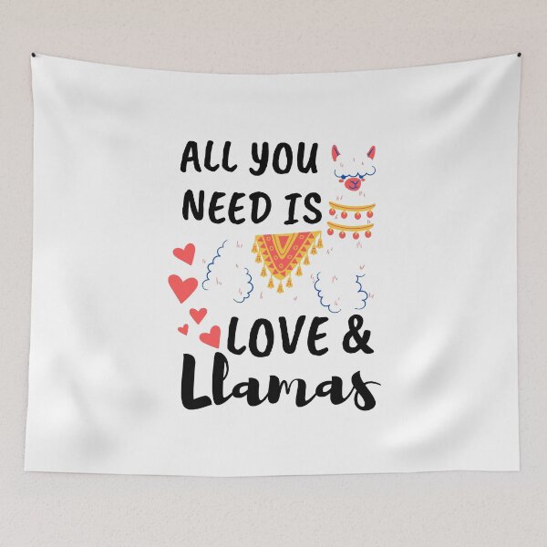 Item preview, All You Need is Love And LLamas Funny LLama Lover designed and sold by Sutra-Lotus-Co.