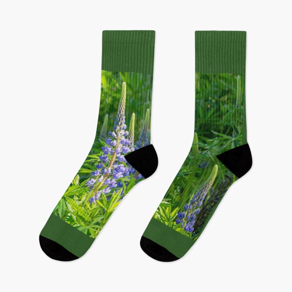 Item preview, Purple lupins. designed and sold by Anne Scantlebury.