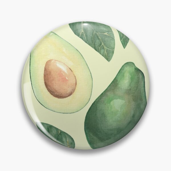Item preview, Avocado face mask, avocado pattern masks, vegan mask, vegan green mask, go vegan, avocado watercolor, avocado lover gift designed and sold by Crocozen.