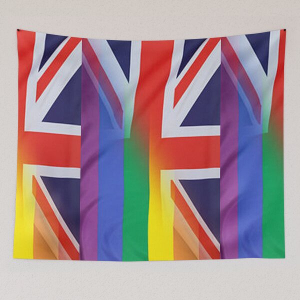 Item preview, LGBTQ UK Faded Flag designed and sold by WolfGraphics.