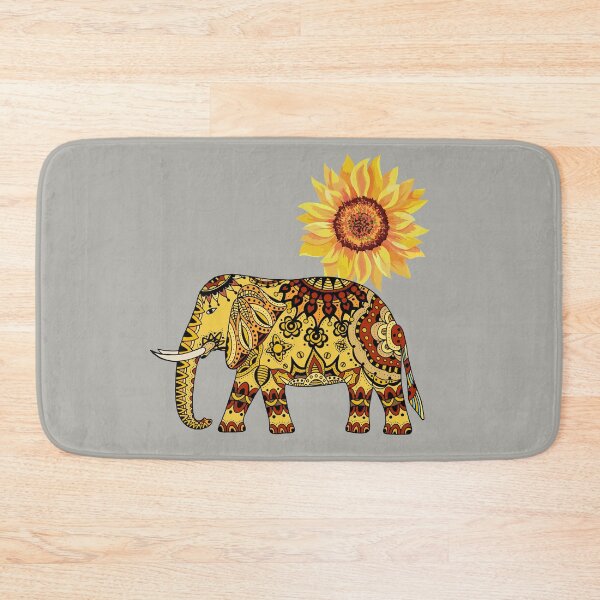Item preview, Sacred Hindu Elephant and Sunflower Sun designed and sold by Ksaavet.