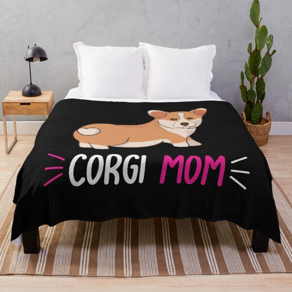 Artikelvorschau, CORGI MOM PUPPY MOM HUND MAMA LOVER T-SHIRT entworfen und verkauft von bigerdan.