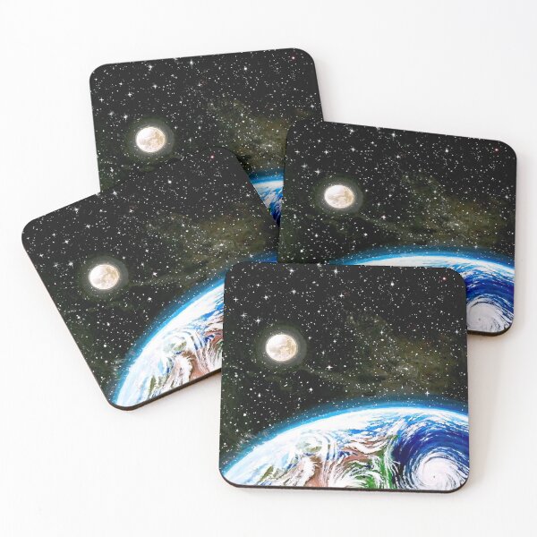 Item preview, Earth and Moon designed and sold by Benny Johnson.