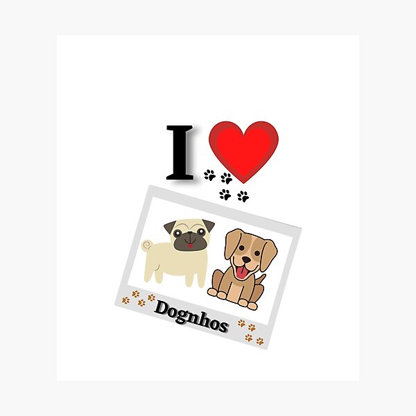 Item preview, i love dognhos designed and sold by MultCreative.