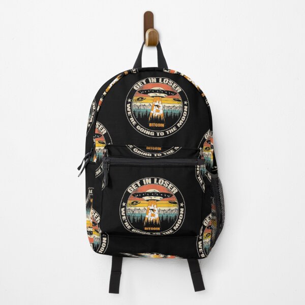 Item preview, Get In Loser We're Going To The Moon Bitcoin Funny designed and sold by Bitcoin-Fashion.