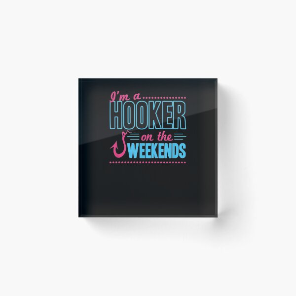 Item preview, I'm A Hooker On The Weekends Funny Bass Trendy Gift Set Idea  designed and sold by lolahomya.