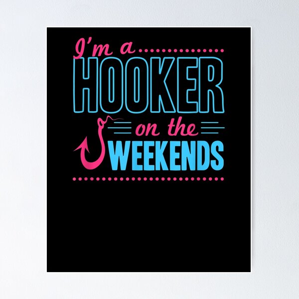 Item preview, I'm A Hooker On The Weekends Funny Bass Trendy Gift Set Idea  designed and sold by lolahomya.