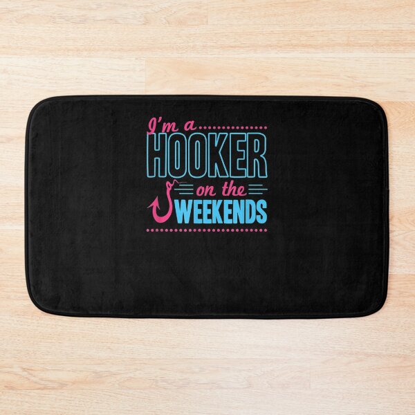Item preview, I'm A Hooker On The Weekends Funny Bass Trendy Gift Set Idea  designed and sold by lolahomya.