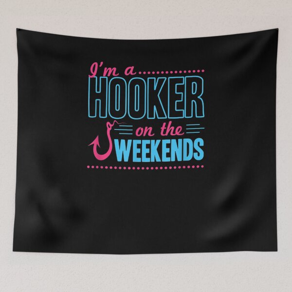 Item preview, I'm A Hooker On The Weekends Funny Bass Trendy Gift Set Idea  designed and sold by lolahomya.