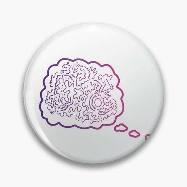 Item preview, Pink Purple Thought Cloud designed and sold by beccaamac.