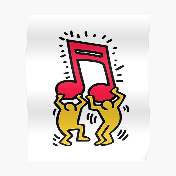 keith haring rap keith haring rap keith haring rap Poster