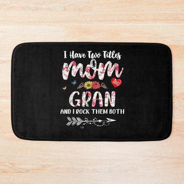 Item preview, I Have Two Titles Mom And Gran Shirt Floral  designed and sold by lolahomya.