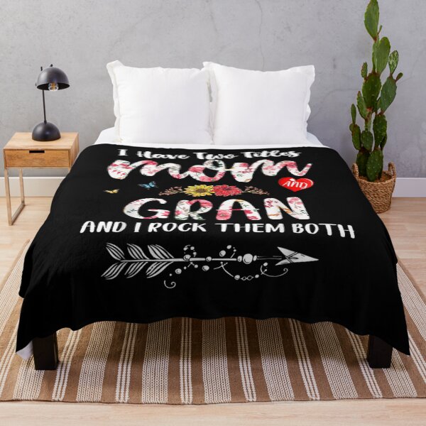 Item preview, I Have Two Titles Mom And Gran Shirt Floral  designed and sold by lolahomya.