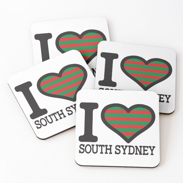 Item preview, “I love South Sydney" Apparels, Merchandise, T Shirts, Leggings, Skirt, Mask, Apron, Bags designed and sold by Ink Inc.
