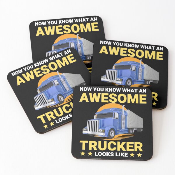 Item preview, Awesome Trucker Big Rig Semi-Trailer Truck Drive designed and sold by Sutra-Lotus-Co.