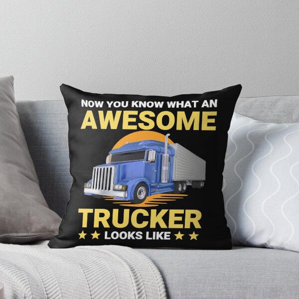 Item preview, Awesome Trucker Big Rig Semi-Trailer Truck Drive designed and sold by Sutra-Lotus-Co.