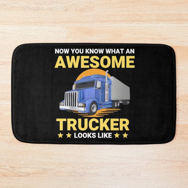 Item preview, Awesome Trucker Big Rig Semi-Trailer Truck Drive designed and sold by Sutra-Lotus-Co.