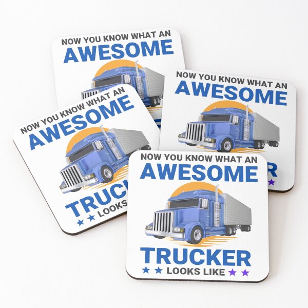 Item preview, Awesome Trucker Big Rig Semi-Trailer Truck Drive designed and sold by Sutra-Lotus-Co.