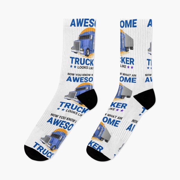 Item preview, Awesome Trucker Big Rig Semi-Trailer Truck Drive designed and sold by Sutra-Lotus-Co.