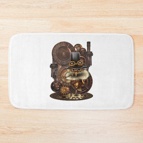 Item preview, Steampunk Owl, fantasy art designed and sold by LoneAngel.