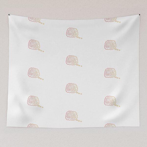 Item preview, Red Orange Yellow Thought Cloud designed and sold by beccaamac.