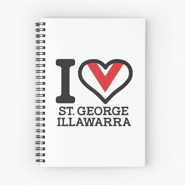 Item preview, “I love St. George Illawarra” Apparels, Merchandise, T Shirts, Leggings, Skirt, Mask, Apron, Bags designed and sold by Ink Inc.