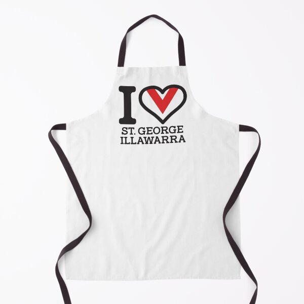 Item preview, “I love St. George Illawarra” Apparels, Merchandise, T Shirts, Leggings, Skirt, Mask, Apron, Bags designed and sold by Ink Inc.