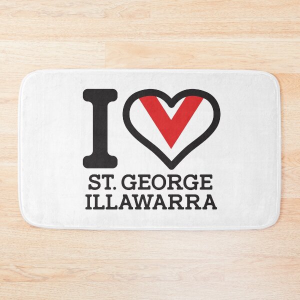 Item preview, “I love St. George Illawarra” Apparels, Merchandise, T Shirts, Leggings, Skirt, Mask, Apron, Bags designed and sold by Ink Inc.