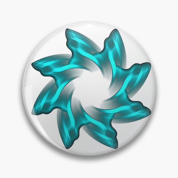 Artikelvorschau, abstrakter blauer Spinnerlüfterpropeller entworfen und verkauft von Orderposter.