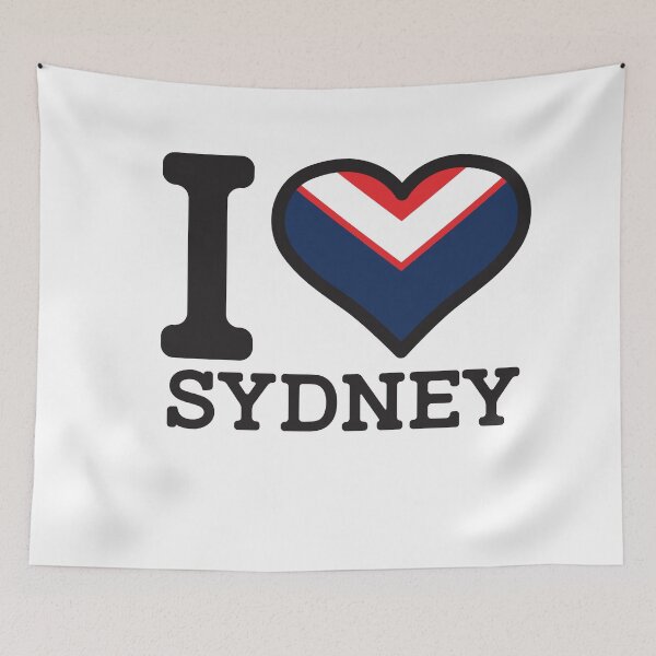 Item preview, “I love Sydney” Apparels, Merchandise, T Shirts, Leggings, Skirt, Mask, Apron, Bags designed and sold by Ink Inc.