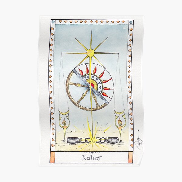 Kahar Tarot Art Poster