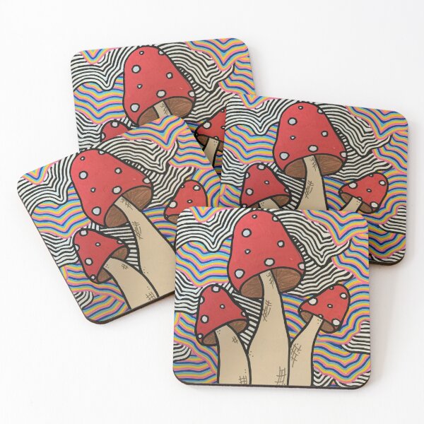 Item preview, Trippy Mushroom designed and sold by Deliciosa Design Co..