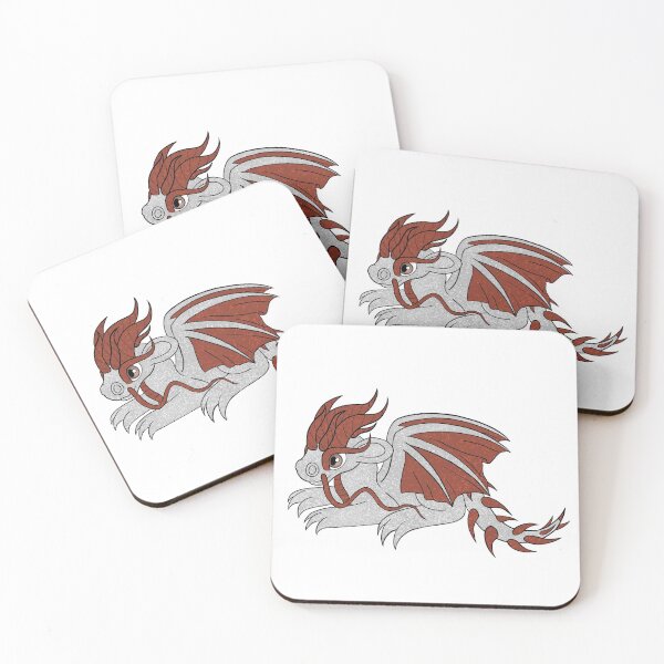 Item preview, Cute Baby Christmas Dragon, Silver and Red designed and sold by EventideChaos.