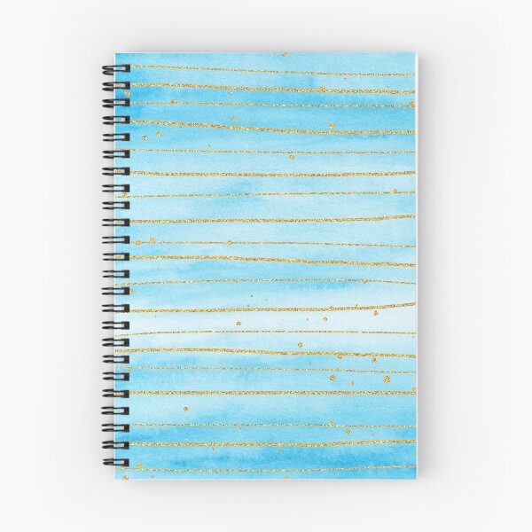 Item preview, Gold blue watercolor background designed and sold by della95.