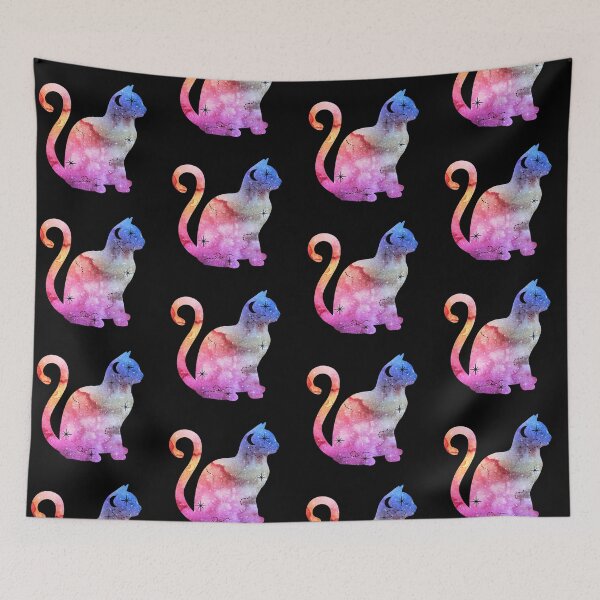 Item preview, Galaxy Cat designed and sold by ilustraliza.