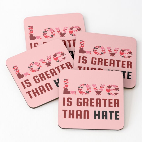Item preview, Love is Greater than Hate designed and sold by springbloomb.